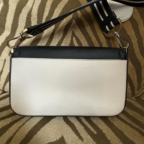 Kate Spade Black and Cream Crossbody Bag with Coin Pouch - Picture 3 of 11